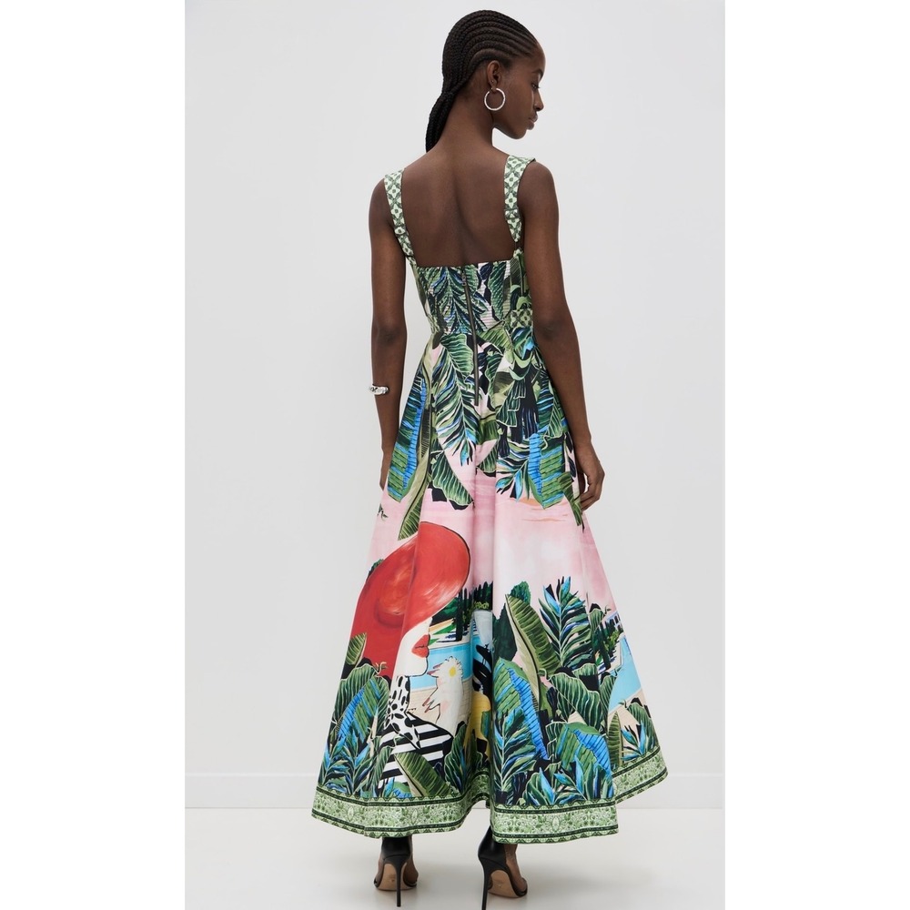 Alice + Olivia Fia Fit-And-Flare Dress Gown in Palm Beach NWT's $995 Cocktail - Picture 6 of 16